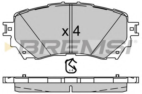 BREMSI BP3554