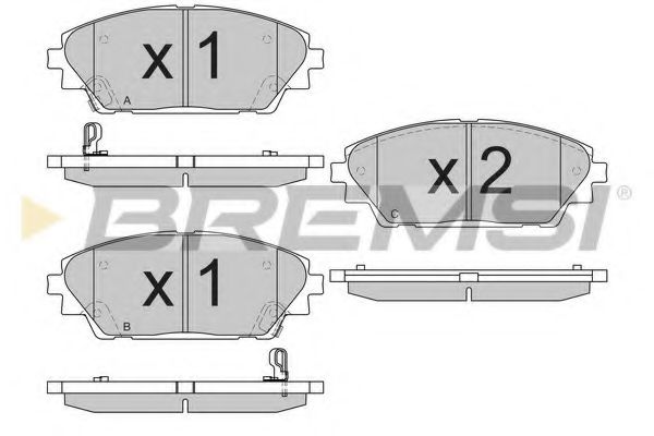 BREMSI BP3556