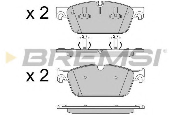 BREMSI BP3565