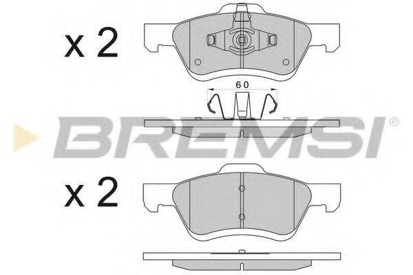 BREMSI BP3567