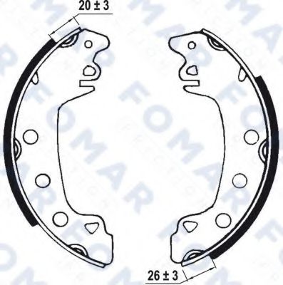 FOMAR Friction FO 0426