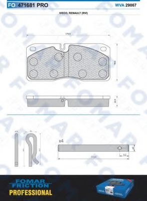 FOMAR Friction FO 471681