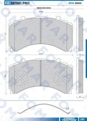 FOMAR Friction FO 567681