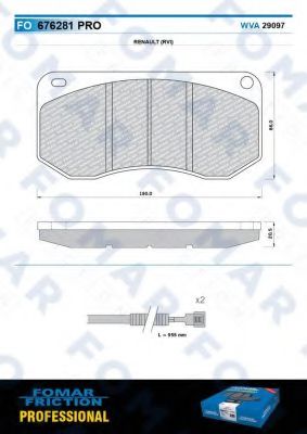 FOMAR Friction FO 676281