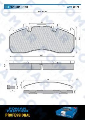 FOMAR Friction FO 923281