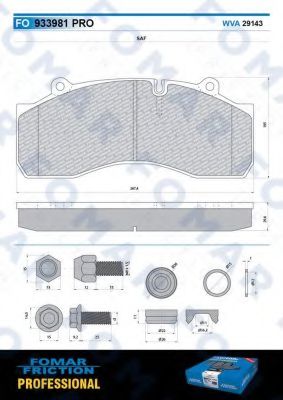 FOMAR Friction FO 933981