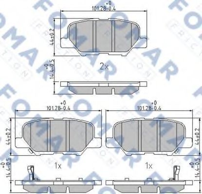 FOMAR Friction FO 249781