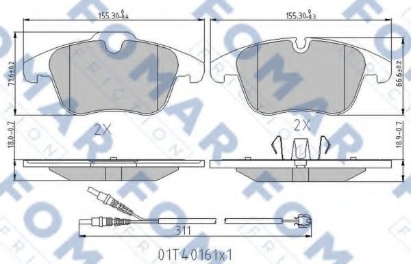 FOMAR Friction FO 338481