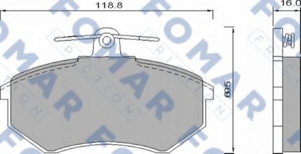 FOMAR Friction FO 433281