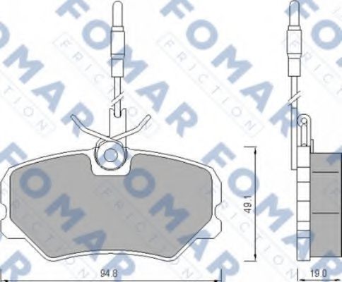 FOMAR Friction FO 443981