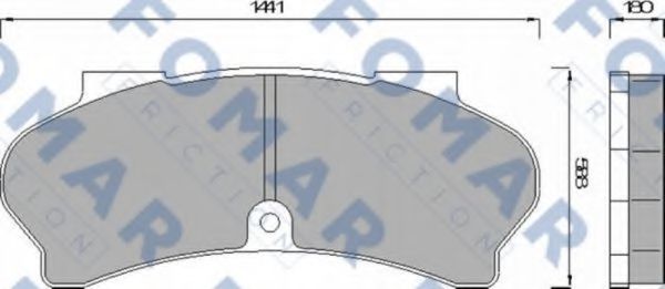 FOMAR Friction FO 449981