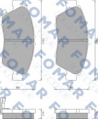 FOMAR Friction FO 453481