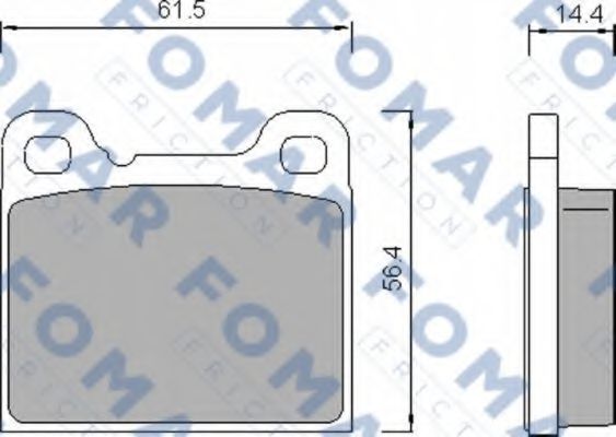 FOMAR Friction FO 458781