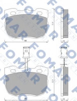 FOMAR Friction FO 487981