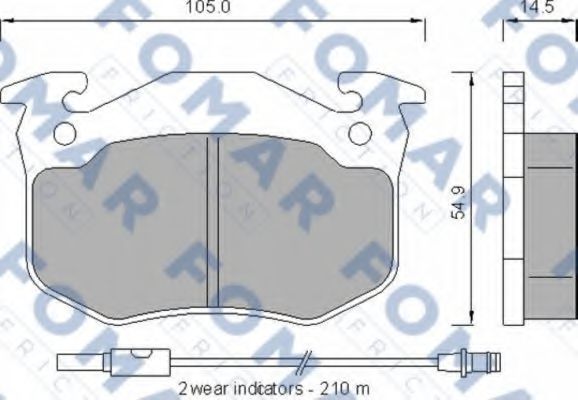 FOMAR Friction FO 528281