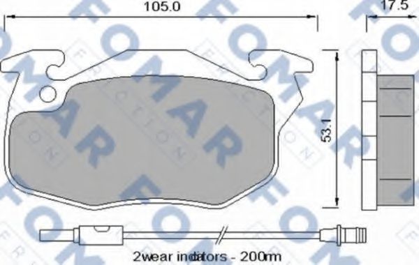 FOMAR Friction FO 529481