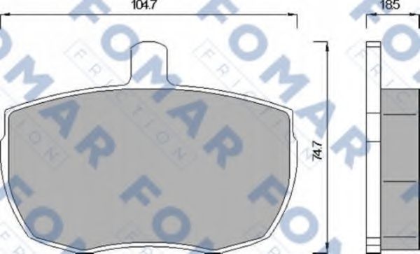 FOMAR Friction FO 543081