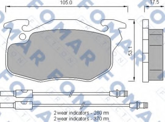 FOMAR Friction FO 553781