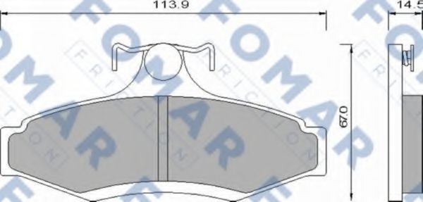 FOMAR Friction FO 666181