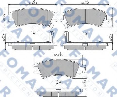 FOMAR Friction FO 673681