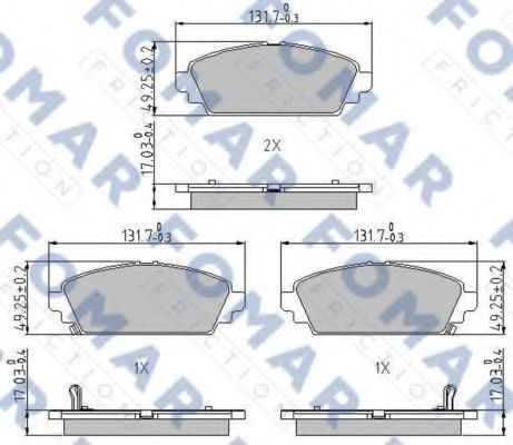 FOMAR Friction FO 689781