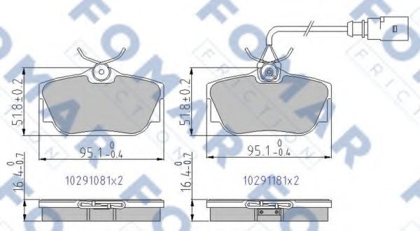 FOMAR Friction FO 691181