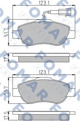 FOMAR Friction FO 856781