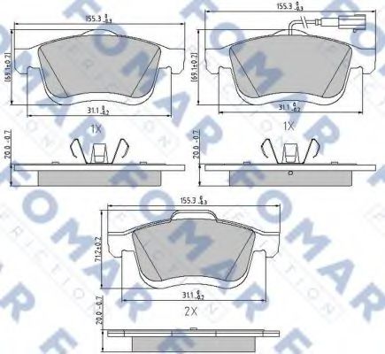 FOMAR Friction FO 894881