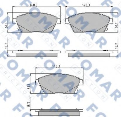 FOMAR Friction FO 895781