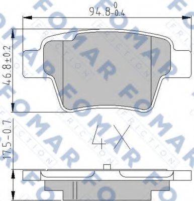 FOMAR Friction FO 896181