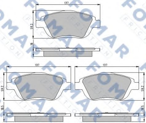 FOMAR Friction FO 896681