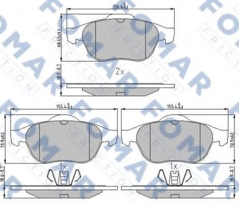 FOMAR Friction FO 897081