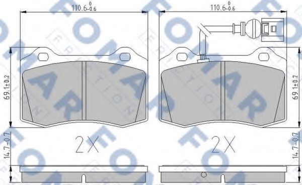 FOMAR Friction FO 899181