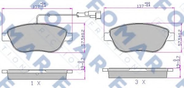 FOMAR Friction FO 907681