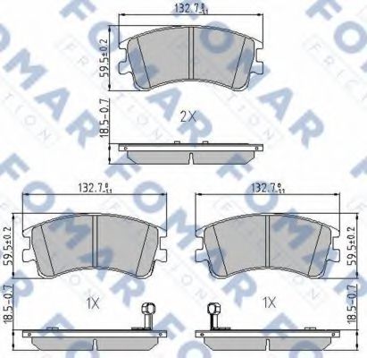 FOMAR Friction FO 924981