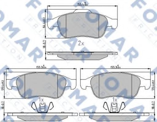 FOMAR Friction FO 931481