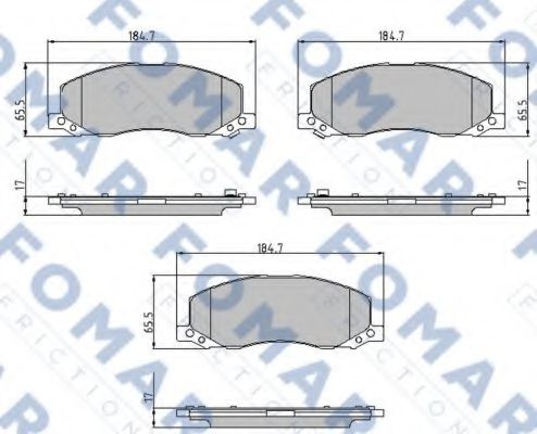 FOMAR Friction FO 936281