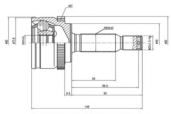 AYWIPARTS AW1510044A