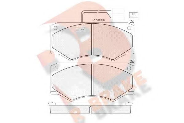 R BRAKE RB0964