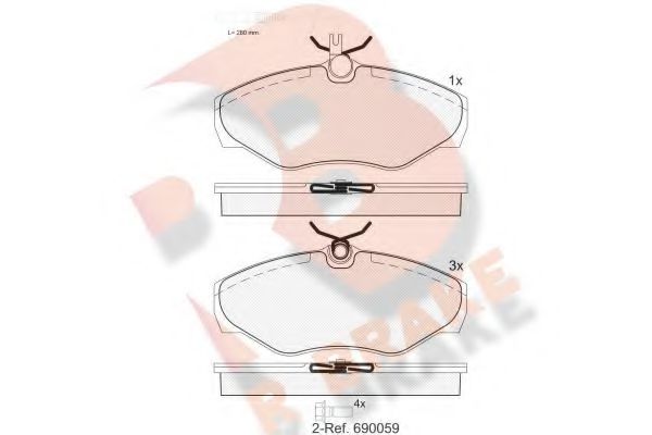 R BRAKE RB1315-203