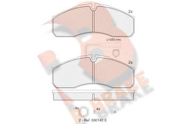 R BRAKE RB1889