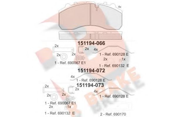 R BRAKE RB1194