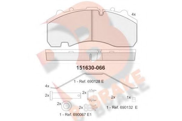 R BRAKE RB1630