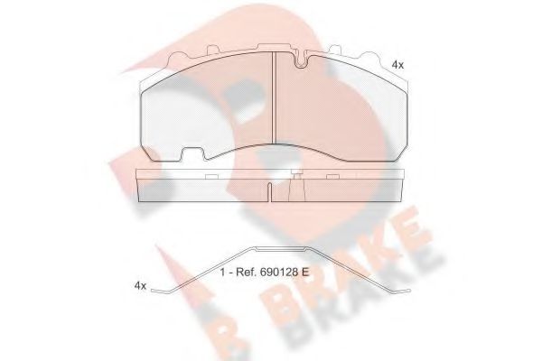 R BRAKE RB1630-072