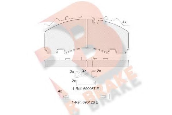 R BRAKE RB2155-066