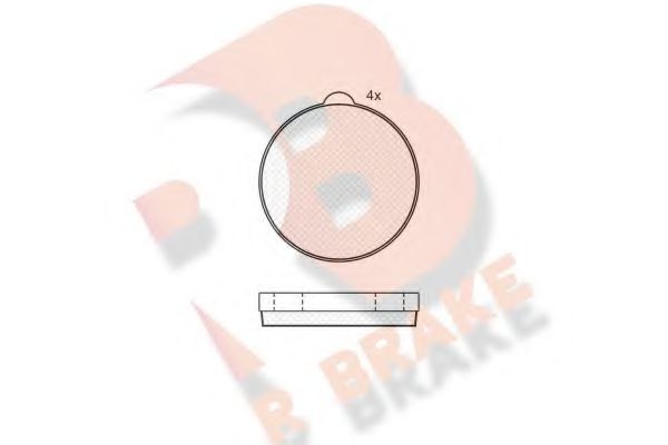 R BRAKE RB0245