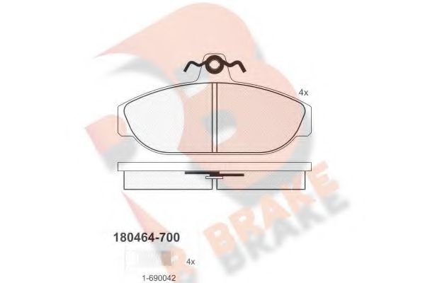 R BRAKE RB0464-700