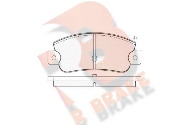 R BRAKE RB0490