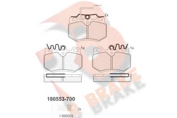 R BRAKE RB0553-700