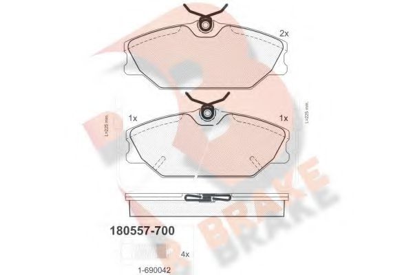 R BRAKE RB0557-700